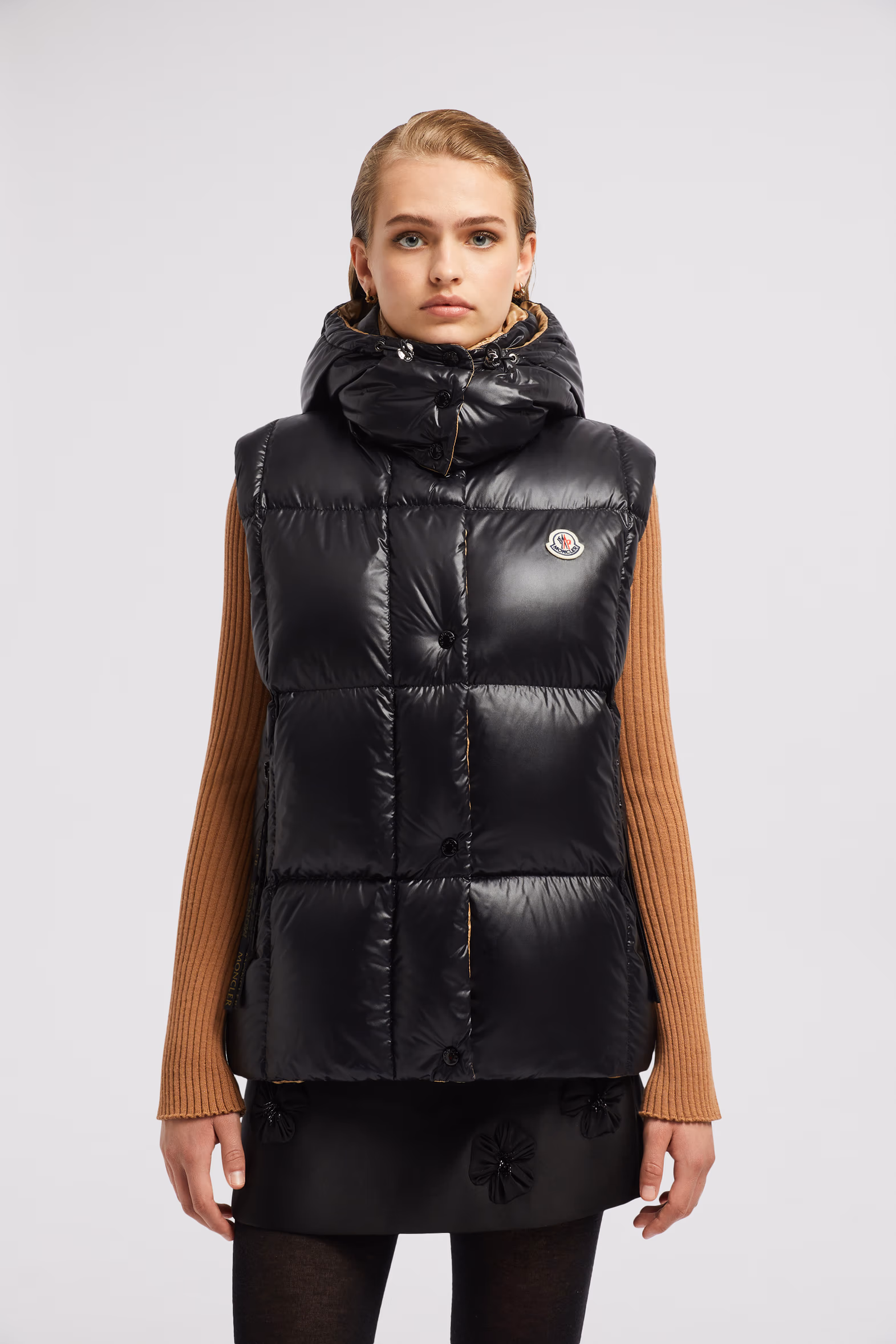 Doudoune sans manches Luzule à capuche Femmes Noir Moncler 3